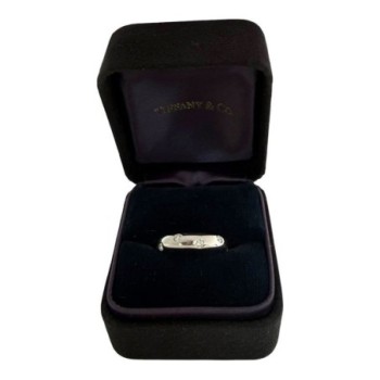 BAGUE TIFFANY CO PT ETOILE 6.3GR  ET DIAMANTS