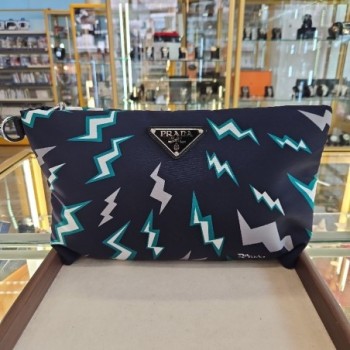 POCHETTE PRADA BLUE FRANKENSTEIN 