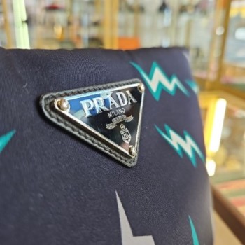 POCHETTE PRADA BLUE FRANKENSTEIN 
