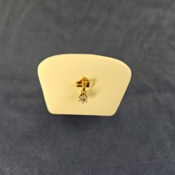 PENDENTIF EN OR JAUNE 18CTS AVEC 1 DIAMANT 0.15CTS