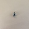 PENDENTIF PLATINE SAPHIR