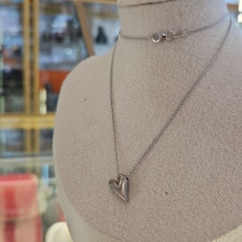 COLLIER OR BLANC 18CT 4.82 GRS