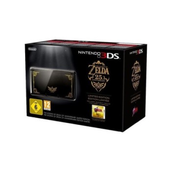 CONSOLE NINTENDO 3DS NOIRE EDITION LIMITÉE THE LEGEND OF ZELDA 25TH ANNIVERSAIRE