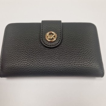 PORTEFEUILLE MICHAEL KORS NOIR DORE