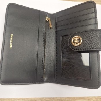 PORTEFEUILLE MICHAEL KORS NOIR DORE