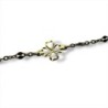 BRACELET OR 9CT 1.33GRS FLEUR 17.5 CM