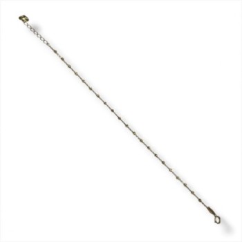 BRACELET OR 9CT 1.07GRS COEUR 16.5 18.5 CM