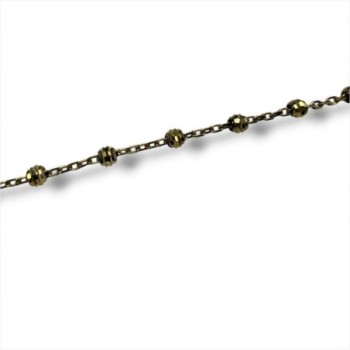BRACELET OR 9CT 1.07GRS COEUR 16.5 18.5 CM