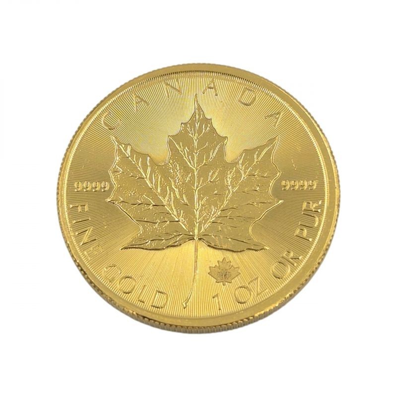 PIECE OR JAUNE 24 CT 50 DOLLARS CANADIEN DE 2015  31.12GR 3CM DE DIAMETRE