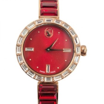MONTRE SWAROVSKI MATRIX BANGLE ROUGE 5690811