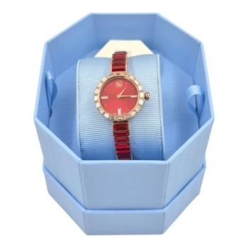 MONTRE SWAROVSKI MATRIX BANGLE ROUGE 5690811