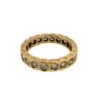 BAGUE OR JAUNE DIAMANTS 5.7 GRS 1CARAT  H.SI