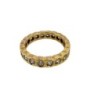 BAGUE OR JAUNE DIAMANTS 5.7 GRS 1CARAT  H.SI