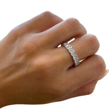 BAGUE OR BLANC RIVIERE DIAMANTS 22 5.88 GRS