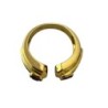 BAGUE OR 8.29 GRS T55 SAPHIRS ET RUBIS 