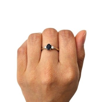 BAGUE OR BLANC 2.17GRS +DIAMS 18CT T49