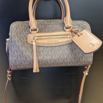 SAC MICHAEL KORS JET SET MONO BRUN