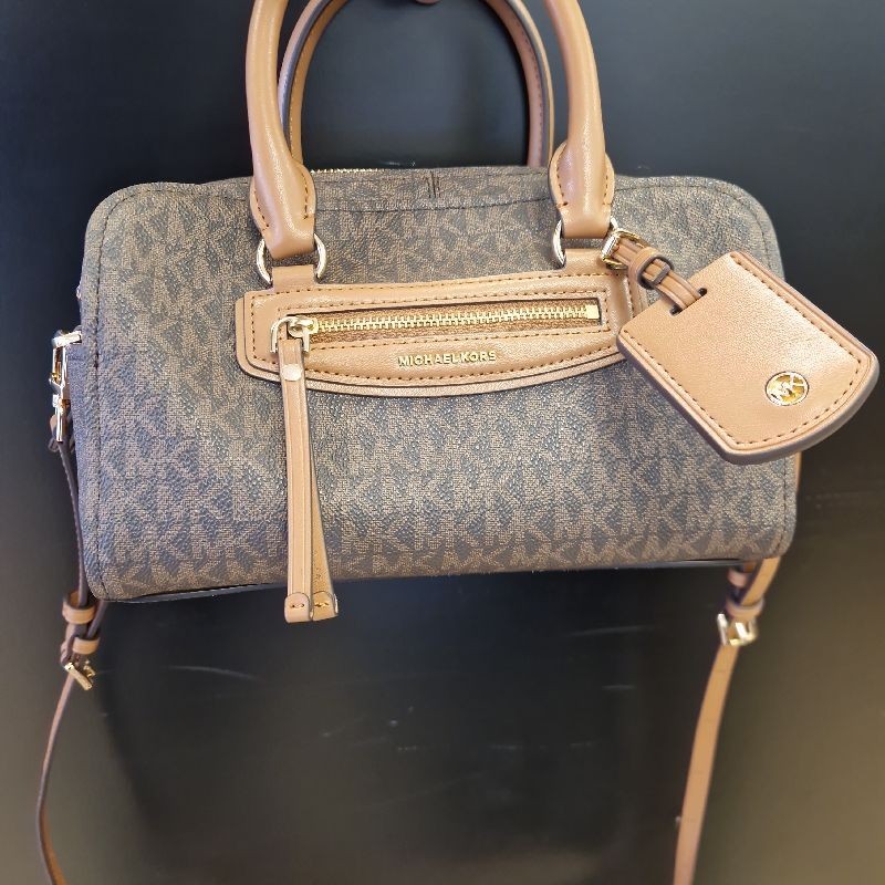 SAC MICHAEL KORS JET SET MONO BRUN