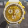 MOON SWATCH SUN AVEC BRACELET NEW YELLOW RUBBER SANS BOITE