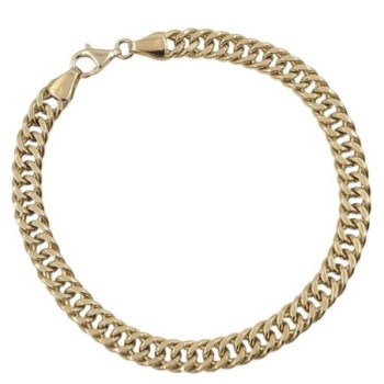 BRACELET OR JAUNE 18K 9.97GR 20,5CM 0,7CM DE LARGEUR