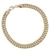 BRACELET OR JAUNE 18K 9.97GR 20,5CM 0,7CM DE LARGEUR