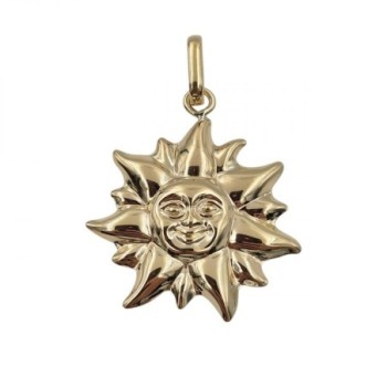 PENDENTIF OR JAUNE 18CT 2.05GR 2CM DE DIAMETRE