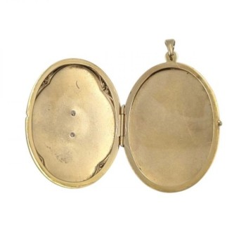 PENDENTIF OR JAUNE 18K 8.38GR DTS/RUBIS 4,5 X 2,6 CM