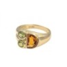 BAGUE OR JAUNE 18K 4.94GR CITRINE T54