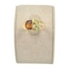 BAGUE OR JAUNE 18K 4.94GR CITRINE T54