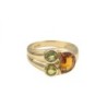 BAGUE OR JAUNE 18K 4.94GR CITRINE T54