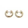 B.O. OR JAUNE 18K 5.97GR DIAMANTS 1,5 CM DE DIAMETRE