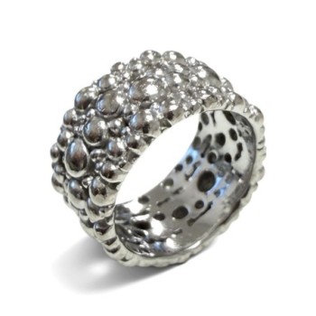 BAGUE OR BLANC 18CT 17.08GRS TAILLE 56 (GILBERT ALBERT)