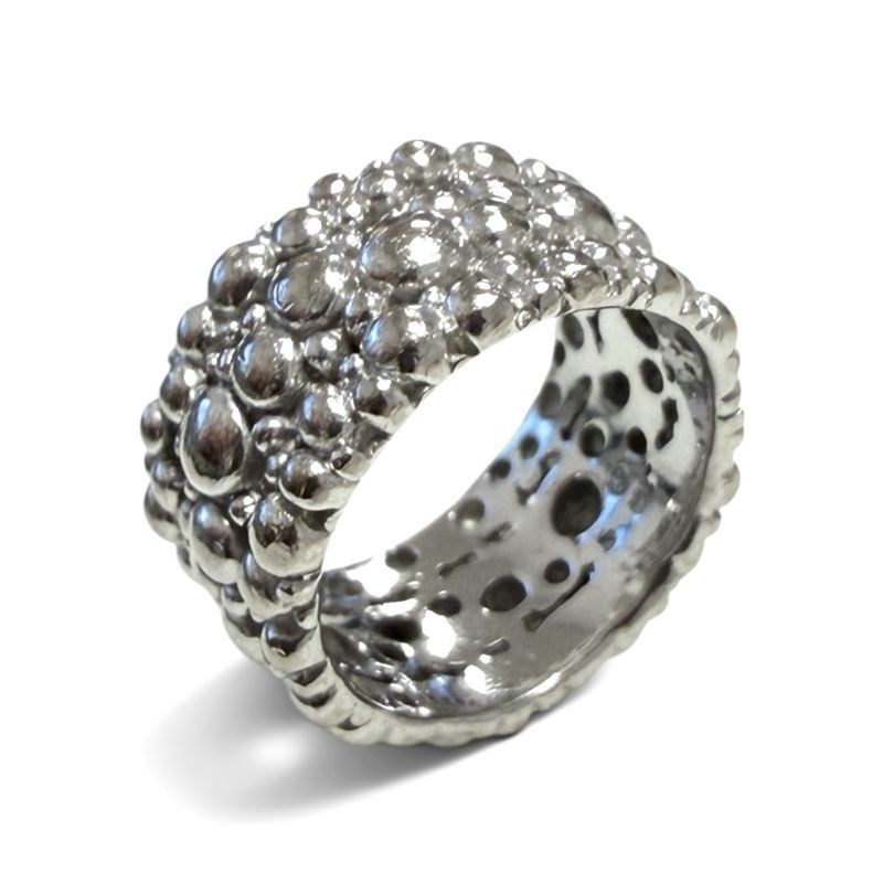 BAGUE OR BLANC 18CT 17.08GRS TAILLE 56 (GILBERT ALBERT)