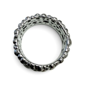 BAGUE OR BLANC 18CT 17.08GRS TAILLE 56 (GILBERT ALBERT)