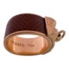 BAGUE OR JAUNE 18CT HERMES COLLIER DE CHIEN 13.58GR