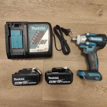  CLE A CHOC Makita DTW300Z Black Blue + CHARGEUR 2 BATTERIE