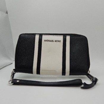 PORTE MONNAIE MICHAEL KORS NOIR BLANC