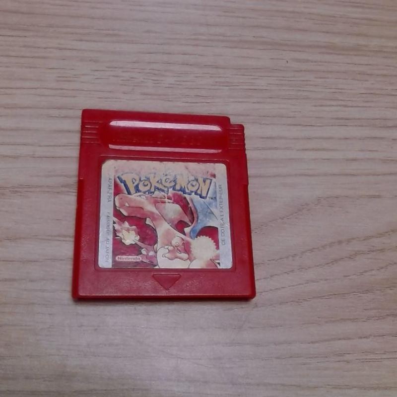 POKEMON VERSION ROUGE - GAME BOY (CARTOUCHE SEULE)