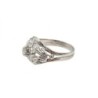 BAGUE OR BLANC 18K 4.1GR DIAMANTS  T56