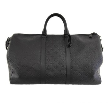 LOUIS VUITTON KEEPAL 50 CUIR NOIR MNG