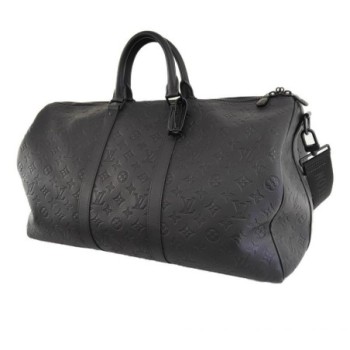 LOUIS VUITTON KEEPAL 50 CUIR NOIR MNG
