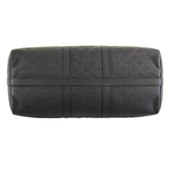 LOUIS VUITTON KEEPAL 50 CUIR NOIR MNG