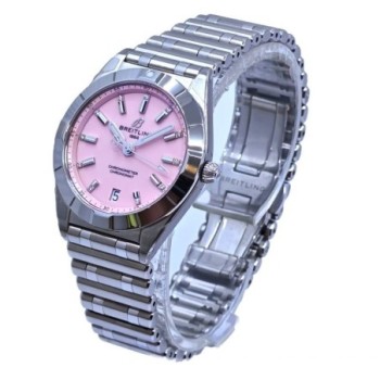BREITLING CHRONOMAT 32 PINK DIAMOND DIAL A77310101K1A1