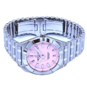 BREITLING CHRONOMAT 32 PINK DIAMOND DIAL A77310101K1A1