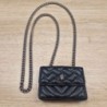 MINI SAC KURT GEIGER CUIR NOIR 10X7