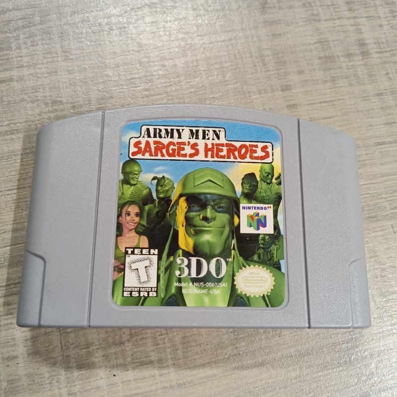 ARMY MEN SERGE S HEROES N64 USA SANS BOITE
