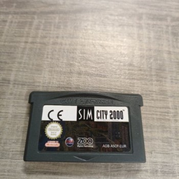 SIM CITY 2000 GBA SANS BOITE