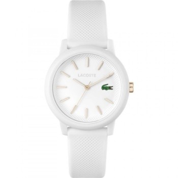 LACOSTE WHITE SILICONE WOMEN'S WATCH - 2001211