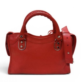 SAC A MAIN BALENCIAGA CITY ROUGE MINI