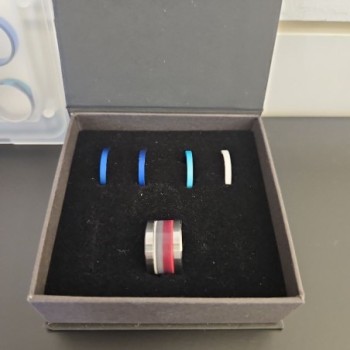 BAGUE MOOD 13 ANNEAUX INTERCHANGEABLES T 50